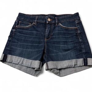 White House l Black Market Dark Blue Denim Women's Shorts
